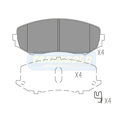 Front Brake Disc Pads TG1842N DB1842