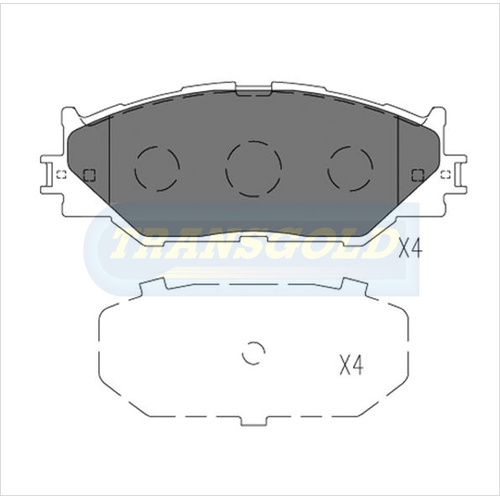 Front Brake Disc Pads TG1852N DB1852