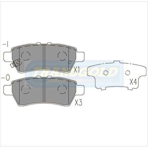 Rear Brake Disc Pads TG1919N DB1919