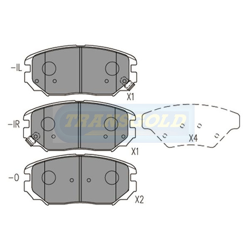 Front Brake Disc Pads TG1924N DB1924