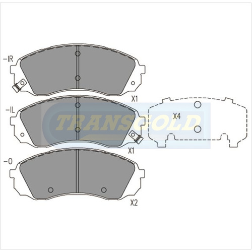 Front Brake Disc Pads TG1940N DB1940