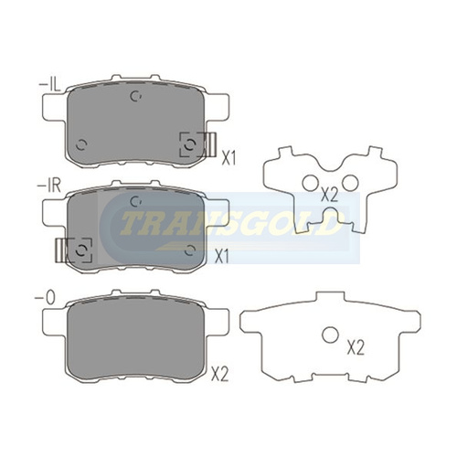 Rear Brake Disc Pads TG1953N DB1953