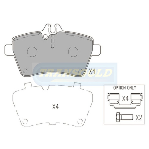 Front Brake Disc Pads TG2019N DB2019