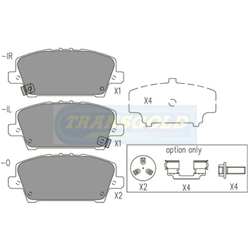 Front Brake Disc Pads TG2047N DB2047