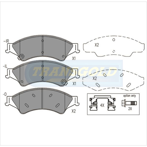 Front Brake Disc Pads TG2074N DB2074