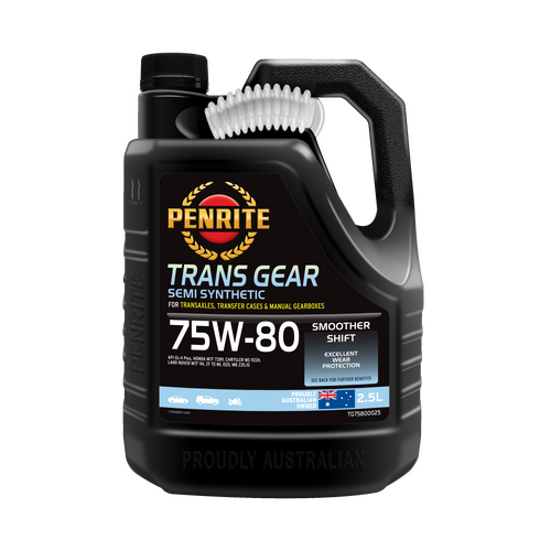 Penrite Trans Gear Oil Semi Syn Transaxle Transfer Case Manual Gearboxes 2.5l 75w80 TG75800025