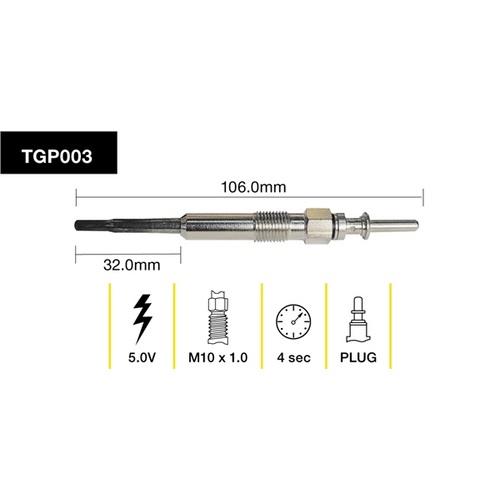 Tridon Glow Plug (1) TGP003