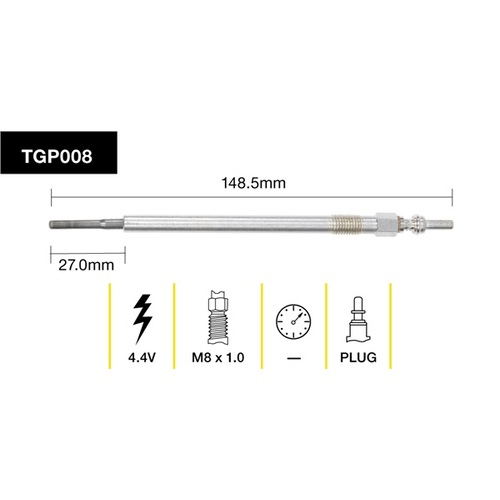 Tridon Glow Plug (1) TGP008