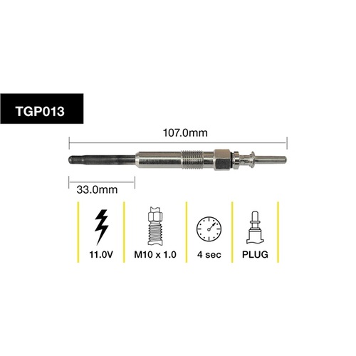 Tridon Glow Plug (1) TGP013