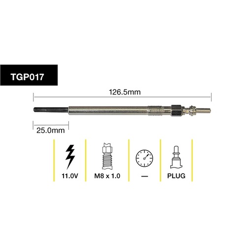 Tridon Glow Plug (1) TGP017