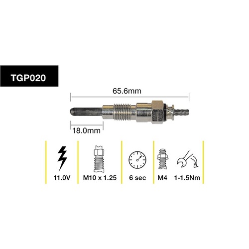 Tridon Glow Plug (1) TGP020