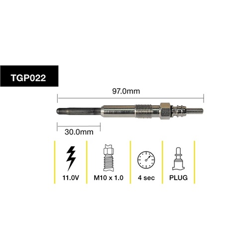 Tridon Glow Plug (1) TGP022