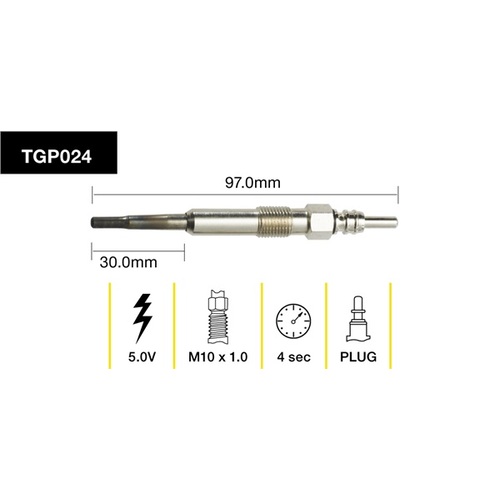 Tridon Glow Plug (1) TGP024