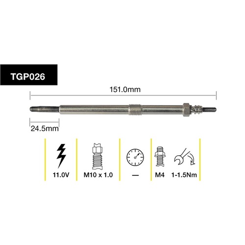 Tridon Glow Plug (1) TGP026