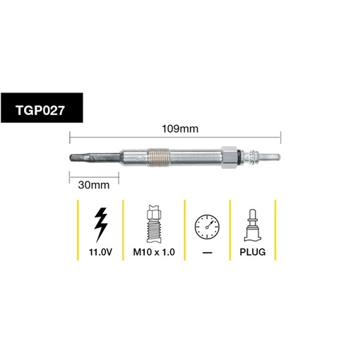 Tridon Glow Plug (1) TGP027