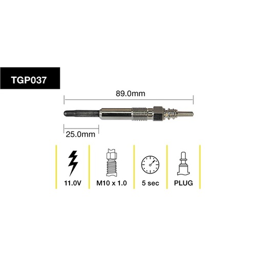 Tridon Glow Plug (1) TGP037