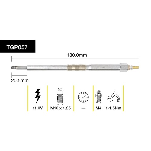 Tridon Glow Plug (1) TGP057