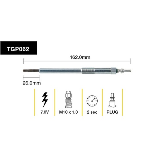 Tridon Glow Plug (1) TGP062