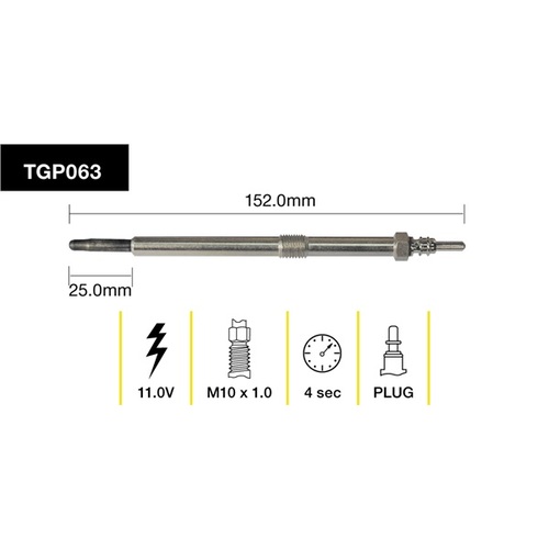Tridon Glow Plug (1) TGP063