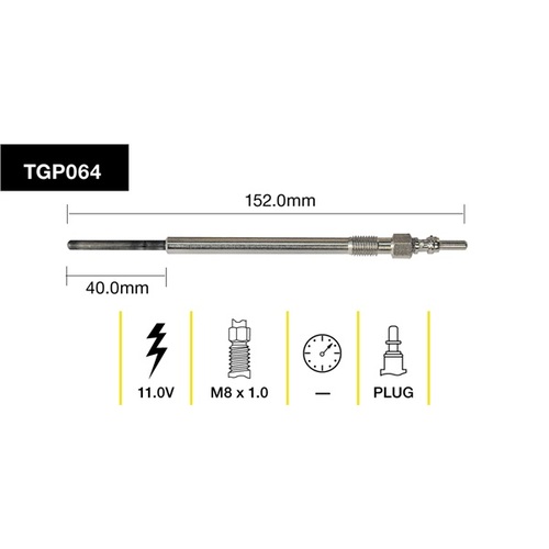 Tridon Glow Plug (1) TGP064