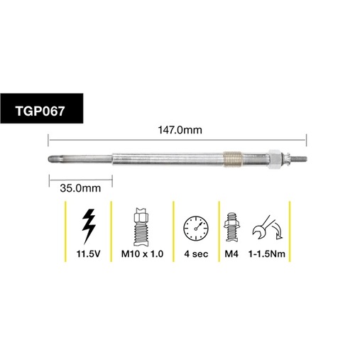 Tridon Glow Plug (1) TGP067