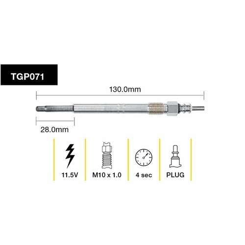 Tridon Glow Plug (1) TGP071