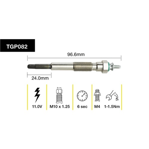 Tridon Glow Plug (1) TGP082