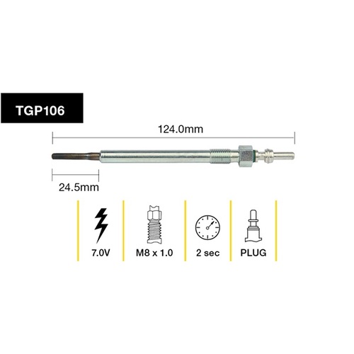 Tridon Glow Plug (1) TGP106