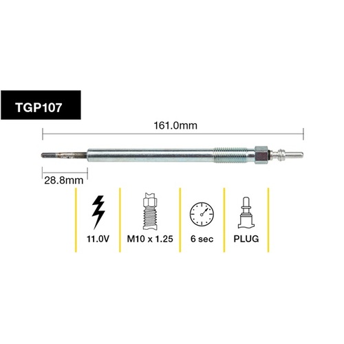 Tridon Glow Plug (1) TGP107