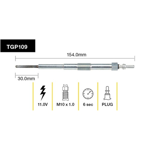 Tridon Glow Plug (1) TGP109