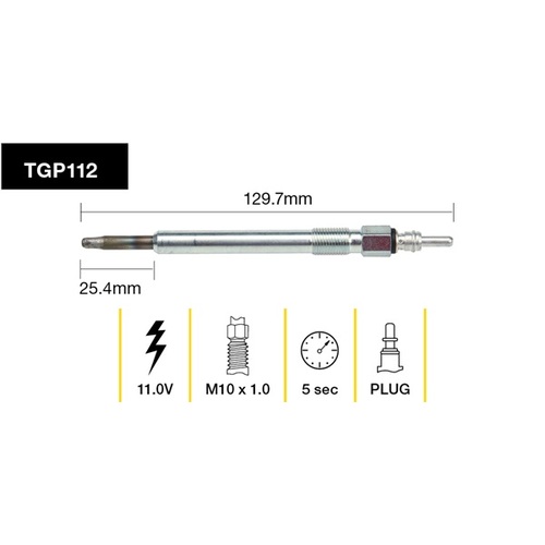 Tridon Glow Plug (1) TGP112