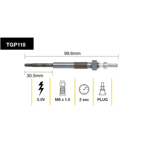 Tridon Glow Plug (1) TGP118