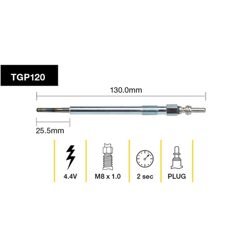 Tridon Glow Plug (1) TGP120