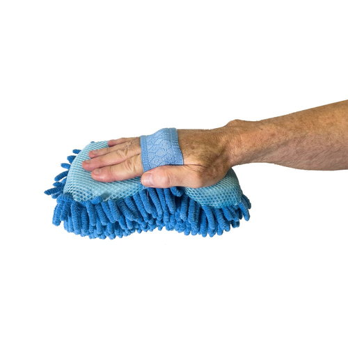 The One 2-In-1 Chenille and Mesh Wash Sponge THNWS