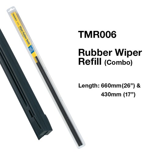 Tridon Rubber Refills - Spoiler Blade (Pair) 17In - 2Pk TMR006