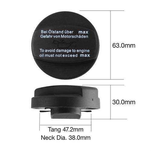 Tridon Oil Cap TOC550