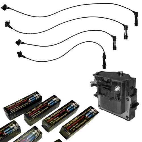 Tri-Power & Goss Ignition Leads, Spark Plugs, And Coil Set TPL0005-TPX015C