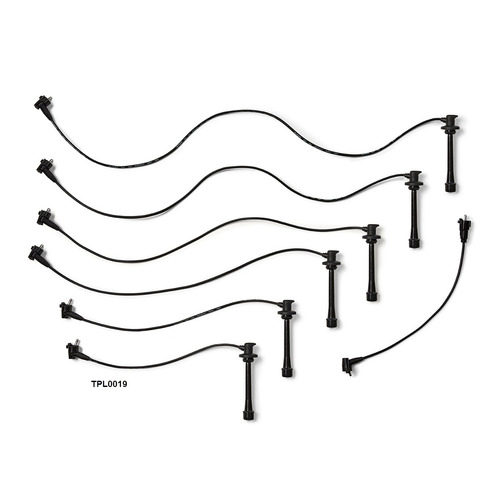 Tri-Power Black 5Mm Ignition Lead Set E56160 TPL0019
