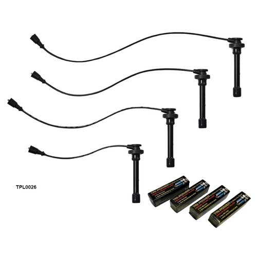 Tri-Power Black 5Mm Ignition Leads & Iridium Spark Plugs TPL0026-TPX001