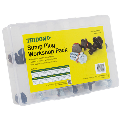 Tridon Sump Plug Workshop Kit TPP001