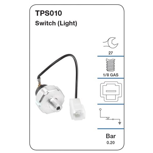 Tridon Oil Pressure Switch (light) TPS010