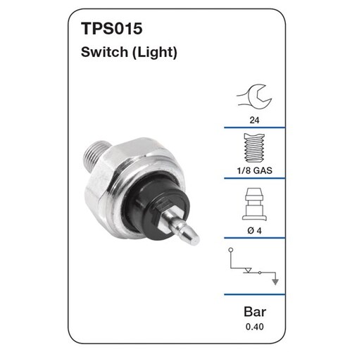 Tridon Oil Pressure Switch (light) TPS015