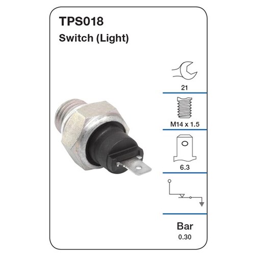 Tridon Oil Pressure Switch (light) TPS018