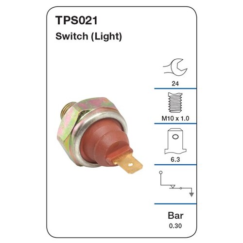 Tridon Oil Pressure Switch (light) TPS021