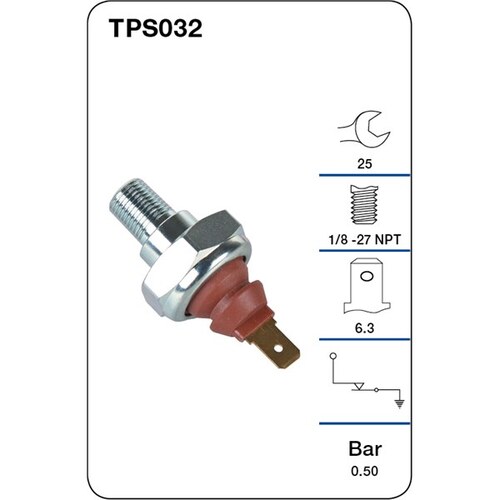 Tridon Oil Pressure Switch (light) TPS032