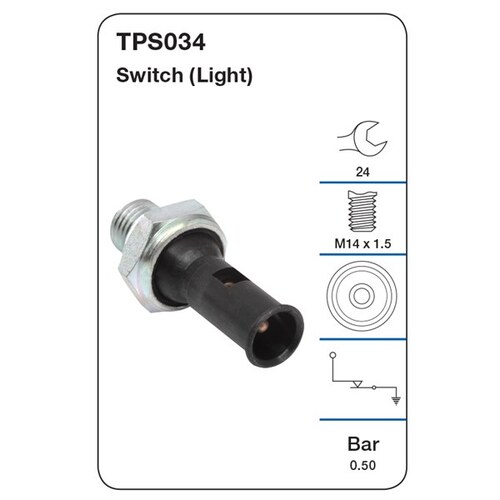 Tridon Oil Pressure Switch (light) TPS034