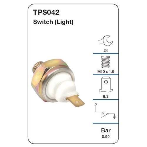 Tridon Oil Pressure Switch (light) TPS042