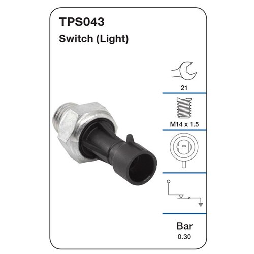 Tridon Oil Pressure Switch (light) TPS043