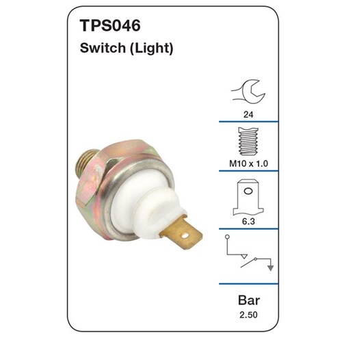 Tridon Oil Pressure Switch (light) TPS046