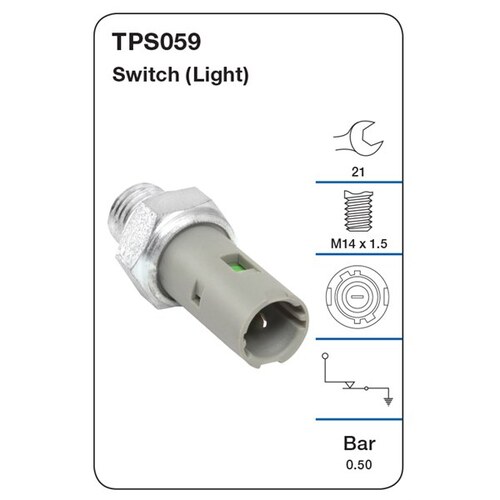Tridon Oil Pressure Switch (light) TPS059